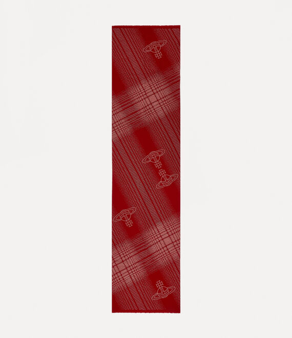 Vivienne Westwood 50x200 Madras Check Scarf in RED